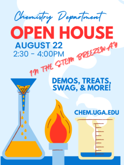 Chemistry Department Open House flyer