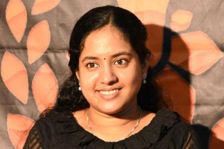 Portrait of Akhila Madayambath, speaker